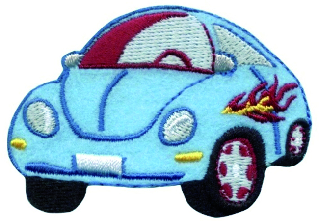 Voiture, 6.7  /  4.6 cm.