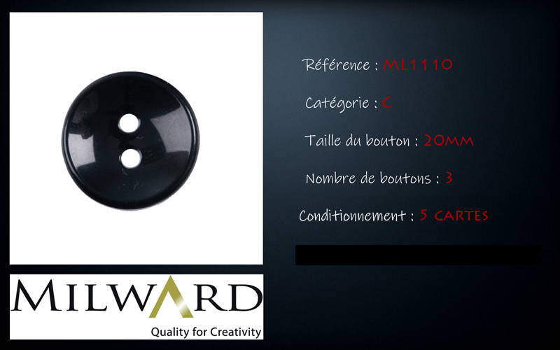 Boutons Milward - Code C, .