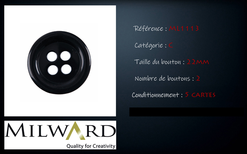 Boutons Milward - Code C, .