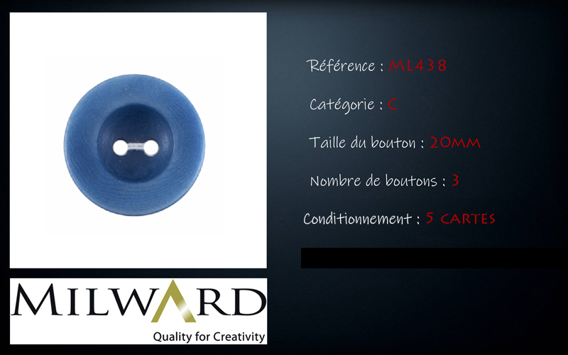 Boutons Milward - Code C, .