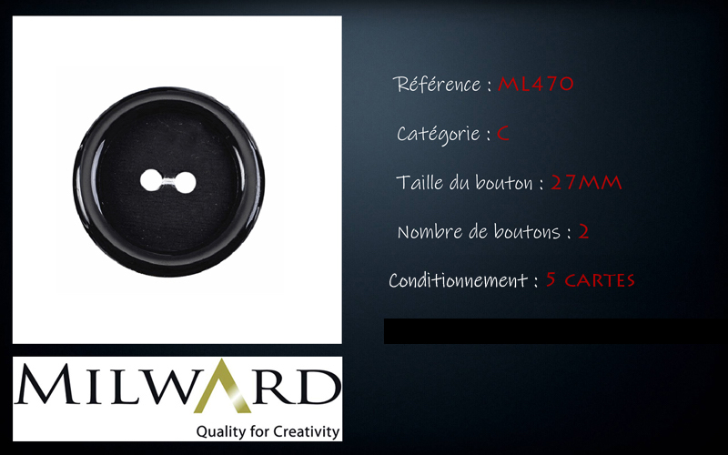 Boutons Milward - Code C, .