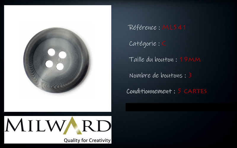 Boutons Milward - Code C, .