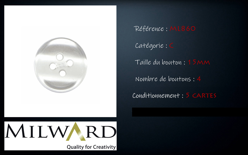 Boutons Milward - Code C, .