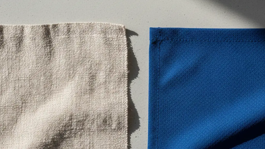 Tissu naturel ou synthétique : différences, avantages et usages