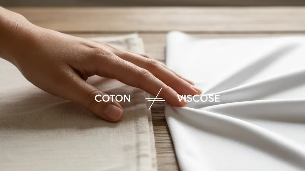 Différence entre viscose et coton
