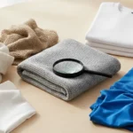 des vêtements sur une table